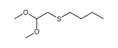 1,1-dimethoxy-2-(butylthio)ethane Structure