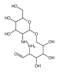 2-amino-6-O-(2-amino-2-deoxy-glucopyranosyl)-2-deoxyglucose结构式