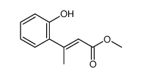 methyl 3-(2-hydroxyphenyl)but-2-enoate Structure