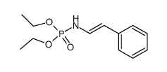 diethyl N-(β-phenylvinyl)-phosphoramidate结构式