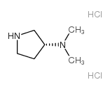 (R)-(+)-3-(Dimethylamino)pyrrolidine dihydrochloride Structure