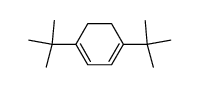 1,4-di-tert-butyl-1,3-cyclohexadiene Structure