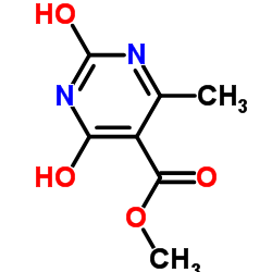 Methyl 2,4-dihydroxy-6-methylpyrimidine-5-carboxylate structure