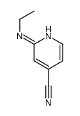 2-(乙基氨基)-4-吡啶甲腈结构式