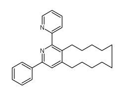 3-PHENYL-1-(PYRIDIN-2-YL)-5,6,7,8,9,10,11,12,13,14-DECAHYDROCYCLODODECA[C]PYRIDINE Structure