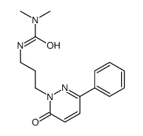 1,1-dimethyl-3-[3-(6-oxo-3-phenylpyridazin-1-yl)propyl]urea Structure