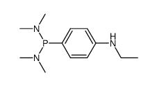 N,N,N',N'-tetramethyl-P-(p-(ethylamino)phenyl)phosphonous diamide结构式