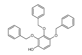 2,3,4-tris(phenylmethoxy)phenol Structure