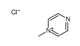 1-methylpyrazin-1-ium,chloride结构式
