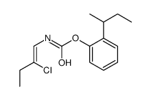 (2-butan-2-ylphenyl) N-(2-chlorobut-1-enyl)carbamate结构式