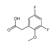 3,5-DIFLUORO-2-METHOXYPHENYLACETIC ACID图片