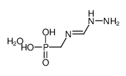 (hydrazinylmethylideneamino)methylphosphonic acid,hydrate结构式