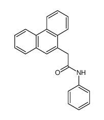2-(phenanthren-9-yl)-N-phenylacetamide结构式