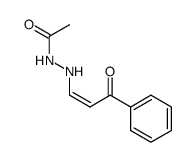 Acetic acid N'-((Z)-3-oxo-3-phenyl-propenyl)-hydrazide结构式