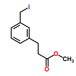 Methyl 3-[3-(iodomethyl)phenyl]propanoate结构式