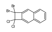 2,2-dibromo-1,1-dichlorocyclobuta[b]naphthalene结构式