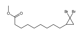 methyl 9-(2,2-dibromocyclopropyl)nonanoate结构式