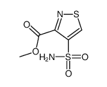 methyl 4-sulfamoyl-1,2-thiazole-3-carboxylate结构式