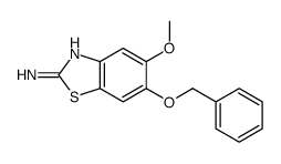 5-methoxy-6-phenylmethoxy-1,3-benzothiazol-2-amine结构式