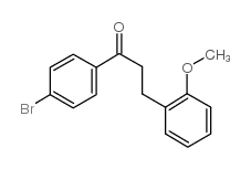 4'-BROMO-3-(2-METHOXYPHENYL)PROPIOPHENONE Structure