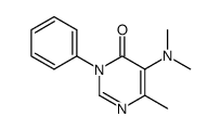 5-dimethylamino-6-methyl-3-phenyl-4(3H)-pyrimidinone结构式