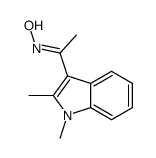 N-[1-(1,2-dimethylindol-3-yl)ethylidene]hydroxylamine结构式