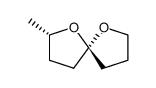 (2SR,5SR)-2-methyl-1,6-dioxaspiro[4.4]nonane结构式