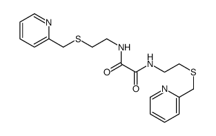 N,N'-bis[2-(pyridin-2-ylmethylsulfanyl)ethyl]oxamide Structure