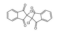 2,2'-dichloro-[2,2']biindenyl-1,3,1',3'-tetraone Structure