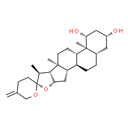 5α-Spirost-25(27)-ene-1β,3β-diol结构式
