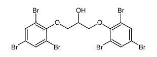 1,3-bis(2,4,6-tribromophenoxy)propan-2-ol结构式