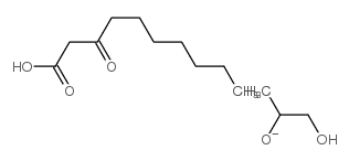 3-oxodecanoic acid glyceride structure