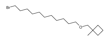 1-(11-bromoundecyloxymethyl)-1-methylcyclobutane Structure
