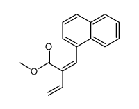methyl 2-(naphthalen-1-ylmethylidene)but-3-enoate结构式