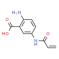 Benzoic acid, 5-acrylamido-2-amino- (7CI) Structure