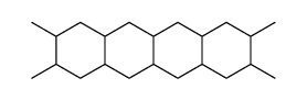 2,3,8,9-tetramethyl-1,2,3,4,4a,5,5a,6,6a,7,8,9,10,10a,11,11a,12,12a-octadecahydrotetracene Structure