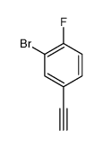 3-Bromo-4-fluorophenylacetylene structure