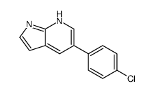 5-(4-chlorophenyl)-1H-pyrrolo[2,3-b]pyridine Structure