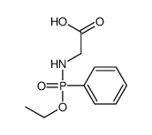 2-[[ethoxy(phenyl)phosphoryl]amino]acetic acid Structure