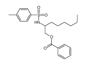 2-[(4-methylphenyl)sulfonylamino]octyl benzoate Structure