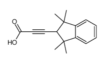 3-(1,1,3,3-tetramethyl-2H-inden-2-yl)prop-2-ynoic acid结构式