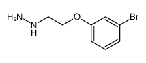 [2-(3-溴苯氧基)乙基]肼结构式