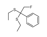 [1,1-bis(ethylsulfanyl)-2-fluoroethyl]benzene Structure