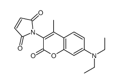 N-(4-(7-(diethylamino)-4-methylcoumarin-3-yl))maleimide结构式