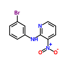 N-(3-Bromophenyl)-3-nitro-2-pyridinamine结构式