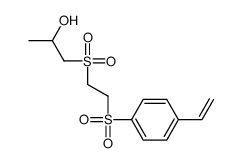 1-[2-(4-ethenylphenyl)sulfonylethylsulfonyl]propan-2-ol结构式
