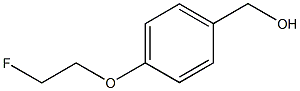 (4-(2-fluoroethoxy)phenyl)methanol structure