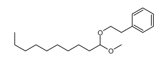 [2-[(1-methoxydecyl)oxy]ethyl]benzene Structure