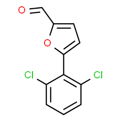 5-(2,6-DICHLORO-PHENYL)-FURAN-2-CARBALDEHYDE结构式