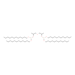 tetradodecyl oxybis(1-methylethylene) bis(phosphate) Structure